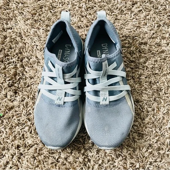 New Balance Dynasoft woman sneakers size 6 blue athletic running elastic slip on - Picture 3 of 9